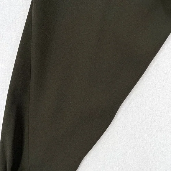 ARITZIA BABATON Dexter Pants Womens Medium Green High rise Pull On Triacetate - Picture 15 of 16